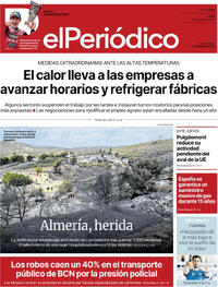 Portada El Periódico 2026-07-13