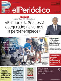 Portada El Periódico 2026-09-16
