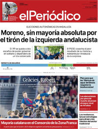 Portada El Periódico 2026-05-18