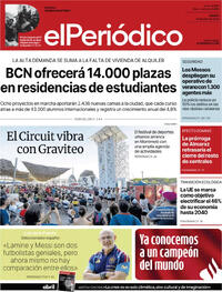 Portada El Periódico 2026-07-18