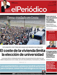 Portada periódico El Periódico