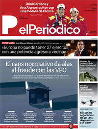 Portada El Periódico 2026-02-22