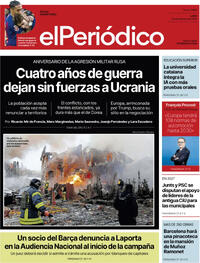 Portada El Periódico 2026-02-23