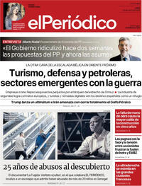 Portada El Periódico 2026-03-23