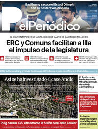 Portada El Periódico 2026-05-23