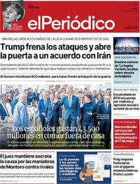 Portada El Periódico 2026-03-24