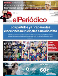 Portada El Periódico 2026-05-24