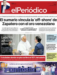 Portada El Periódico 2026-05-26
