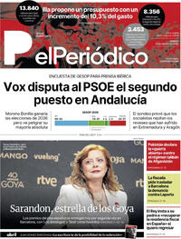 Portada El Periódico 2026-02-28