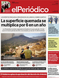 Portada El Periódico 2026-07-28