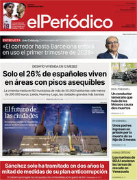 Portada El Periódico 2026-06-29