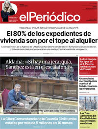 Portada El Periódico 2026-04-30