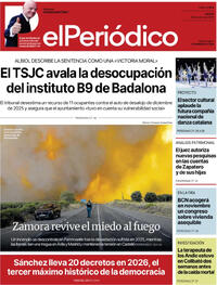 Portada El Periódico 2026-07-30