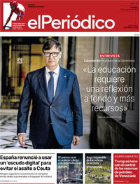 Portada El Periódico 2026-08-30
