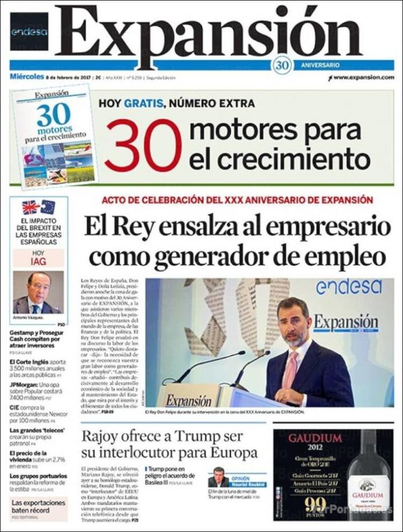 Portada Hola 2017-02-08