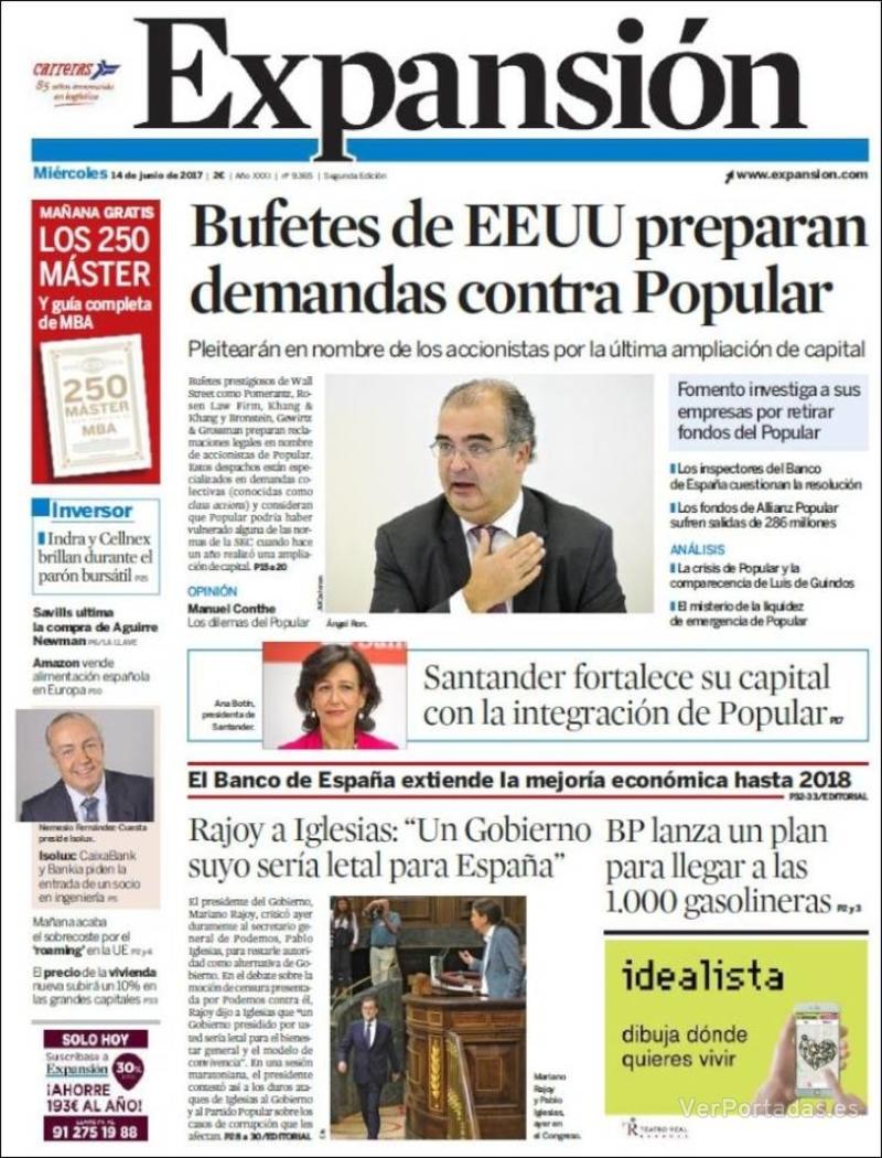 Portada Hola 2017-06-14
