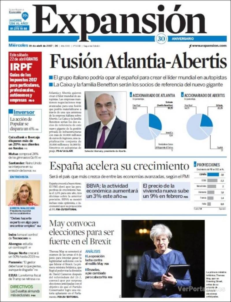 Portada Hola 2017-04-19