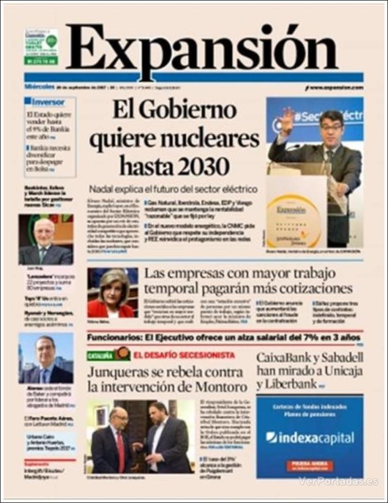 Portada Hola 2017-09-20