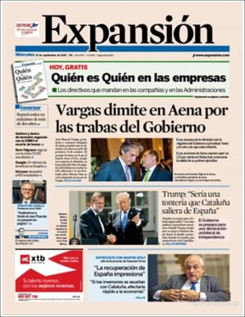 Portada Hola 2017-09-27