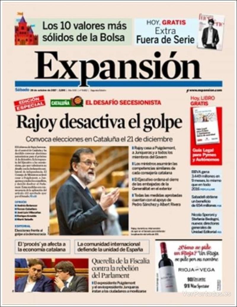 Portada El Economista 2017-10-28