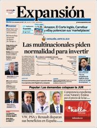 Portada Expansión 2017-12-19