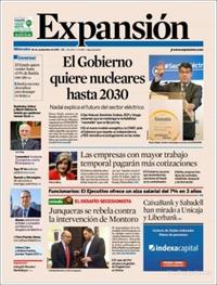 Portada Expansión 2017-09-20
