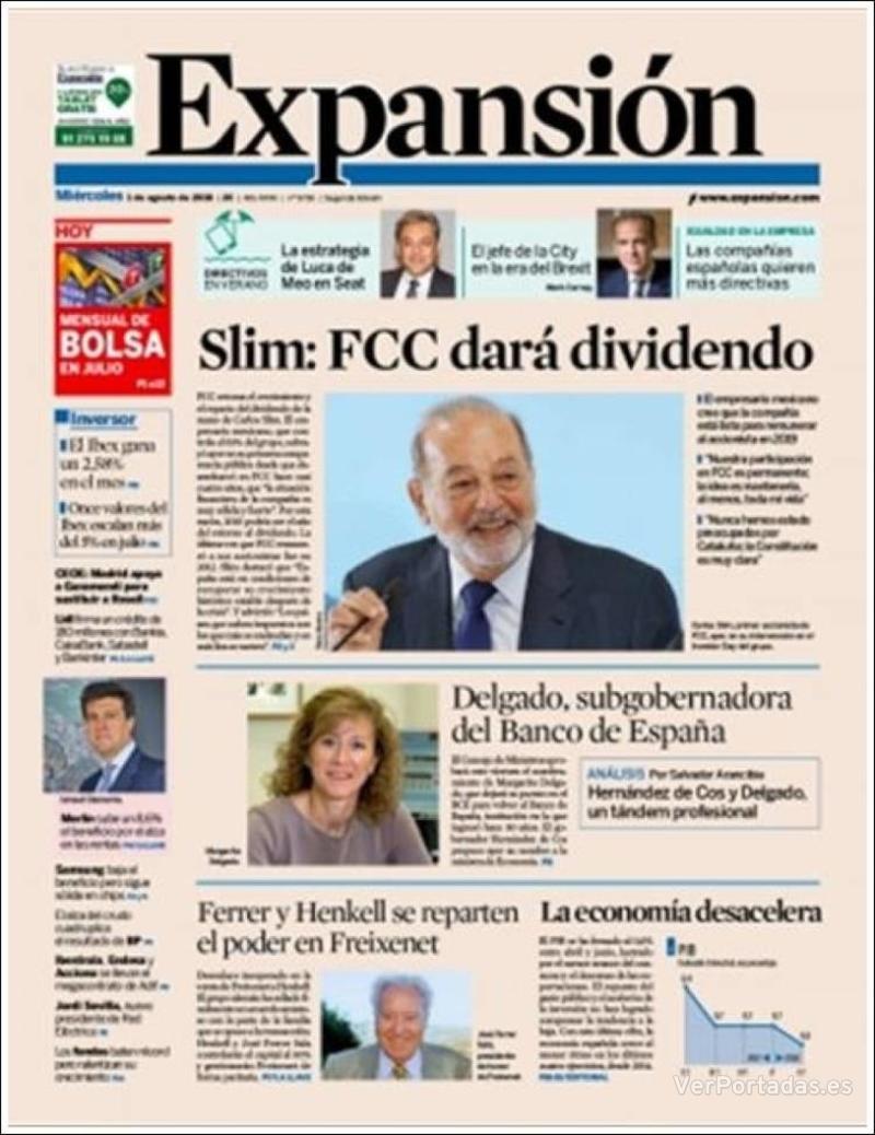 Portada Hola 2018-08-01
