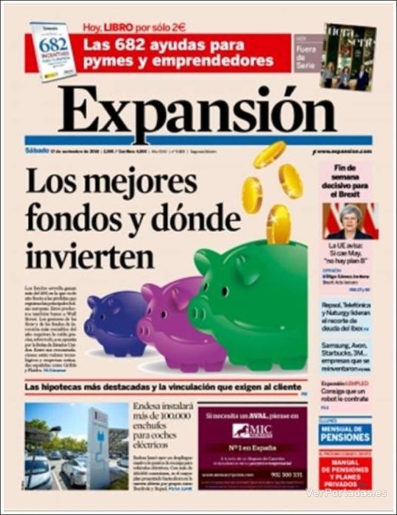 Portada Expansión 2018-11-19