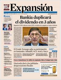 Portada Expansión 2018-02-28