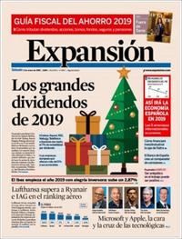 Portada Expansión 2019-01-05