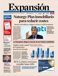 Portada Expansión 2019-05-30