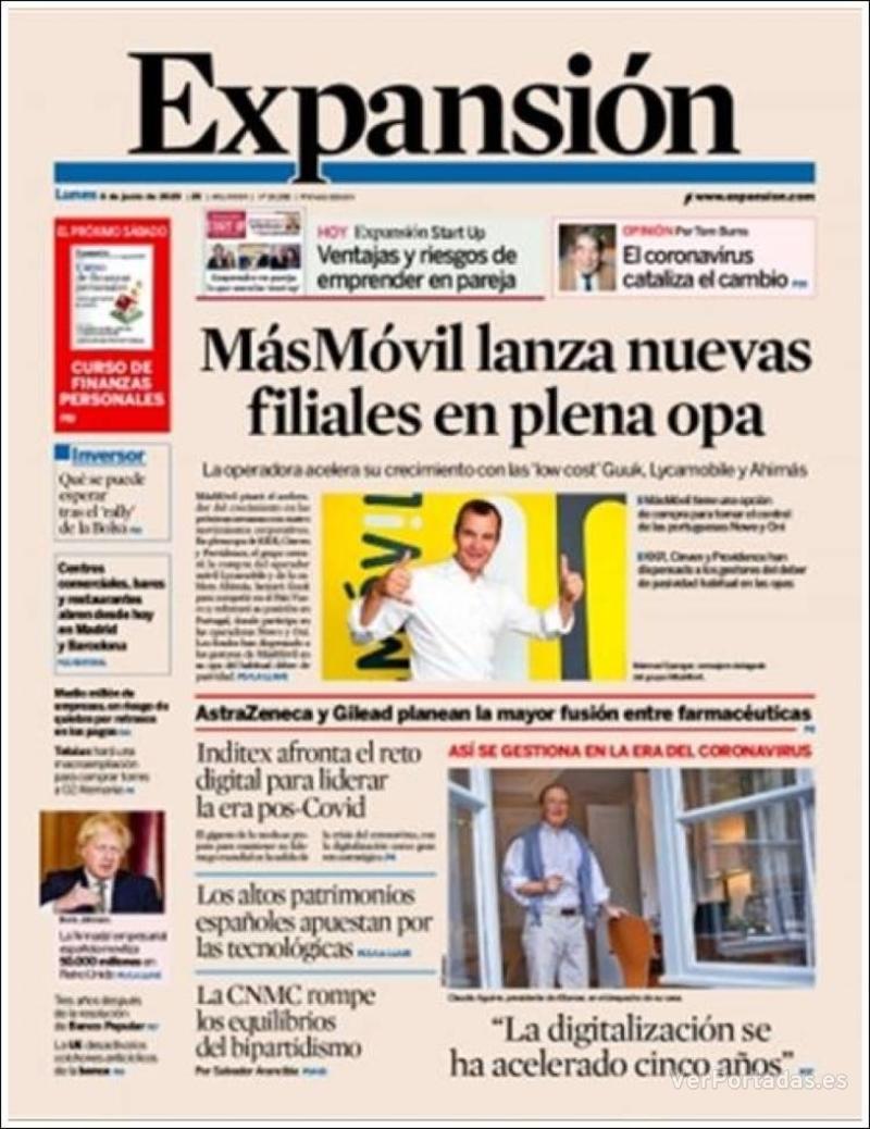 Portada Expansión 2020-06-09