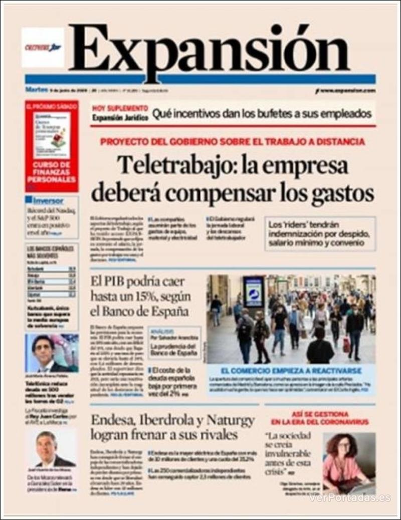 Portada Expansión 2020-06-12