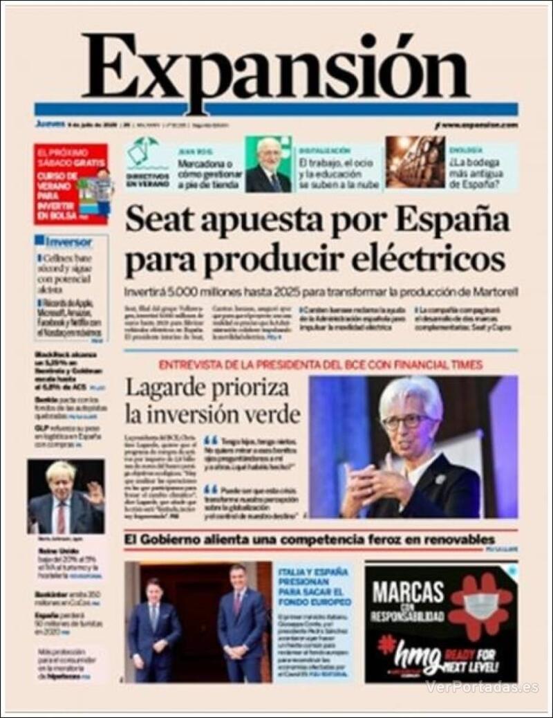 Portada Expansión 2020-07-10