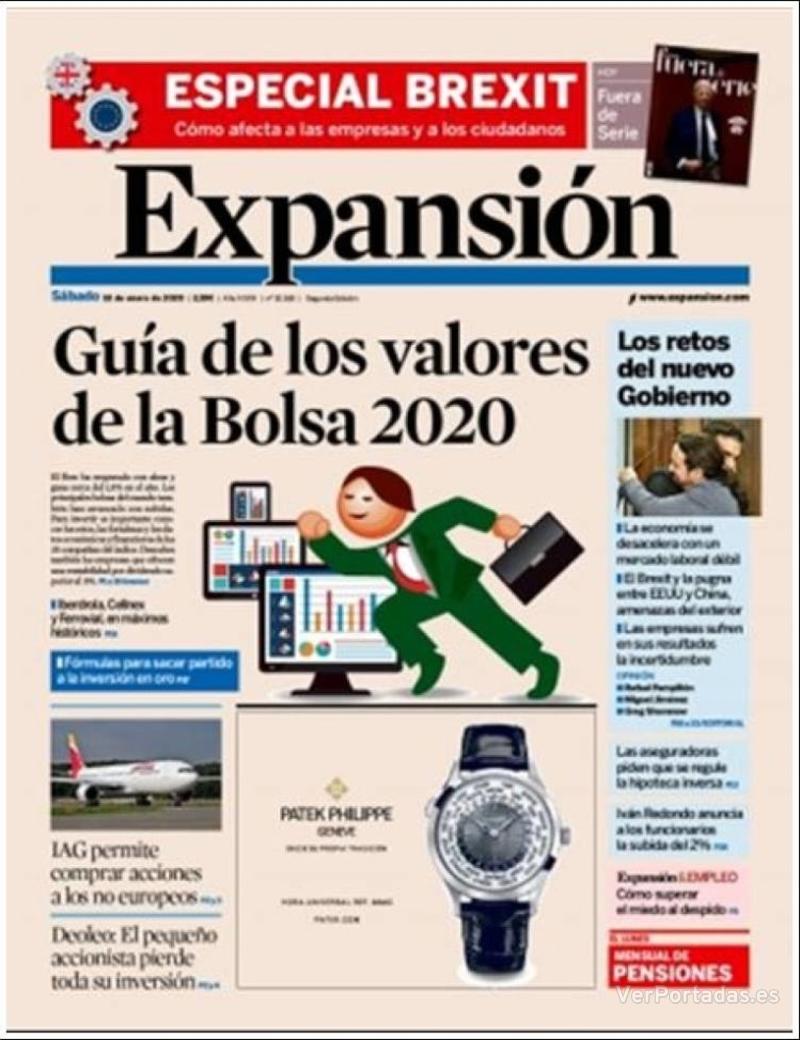 Portada Expansión 2020-01-20