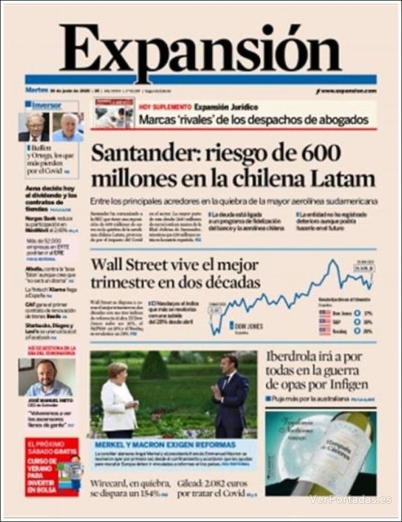 Portada Expansión 2020-07-01