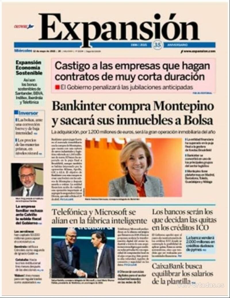 Portada Expansión 2021-05-13