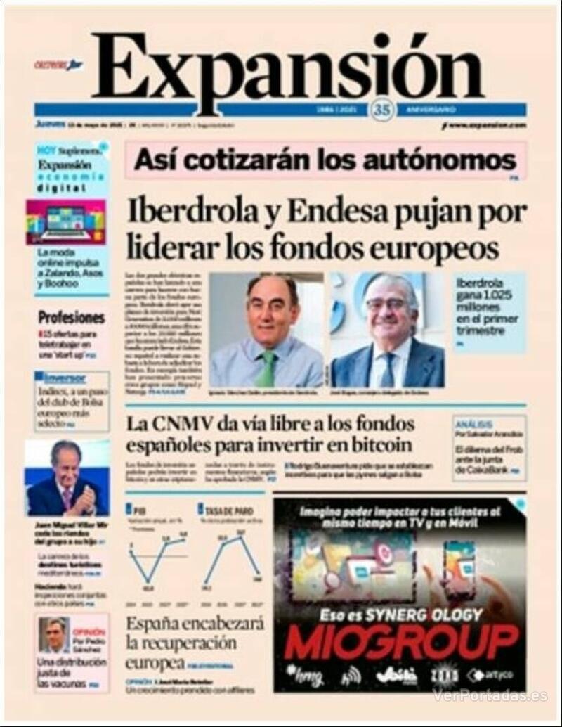 Portada Expansión 2021-05-14