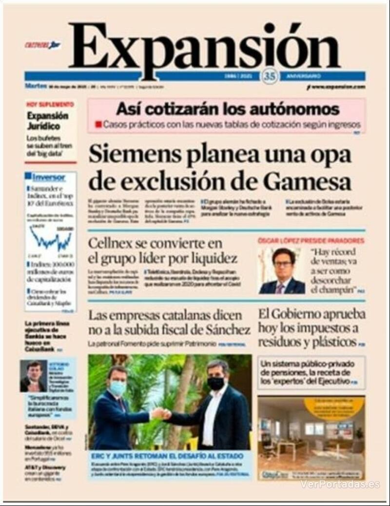 Portada Expansión 2021-05-19