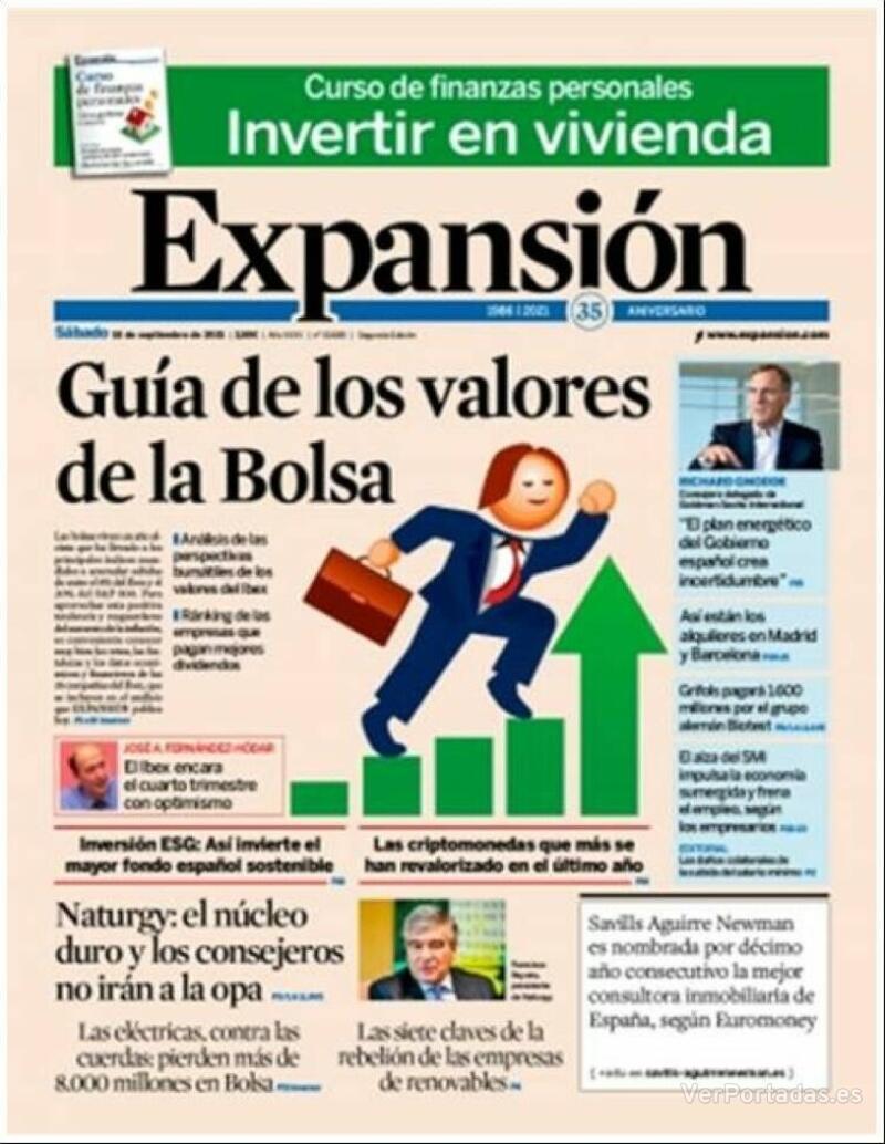 Portada Expansión 2021-09-20