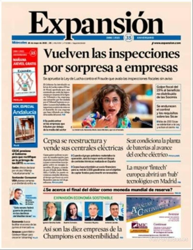 Portada Expansión 2021-05-27