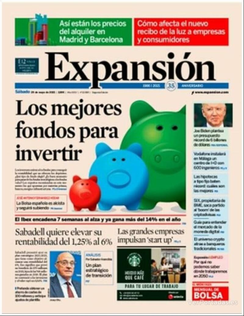 Portada Expansión 2021-05-31