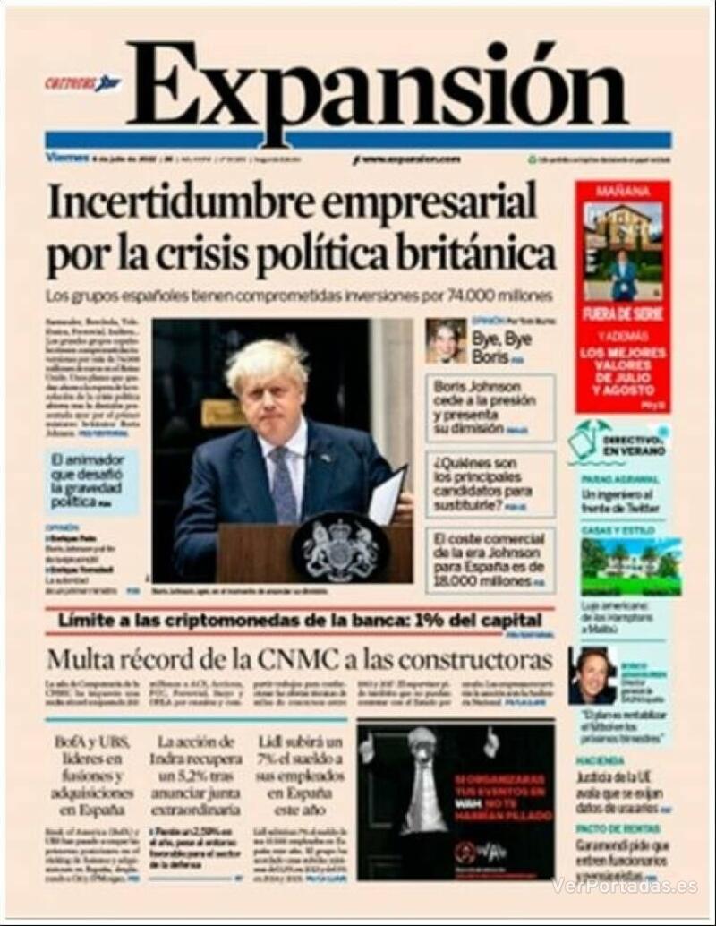 Portada Expansión 2022-07-09