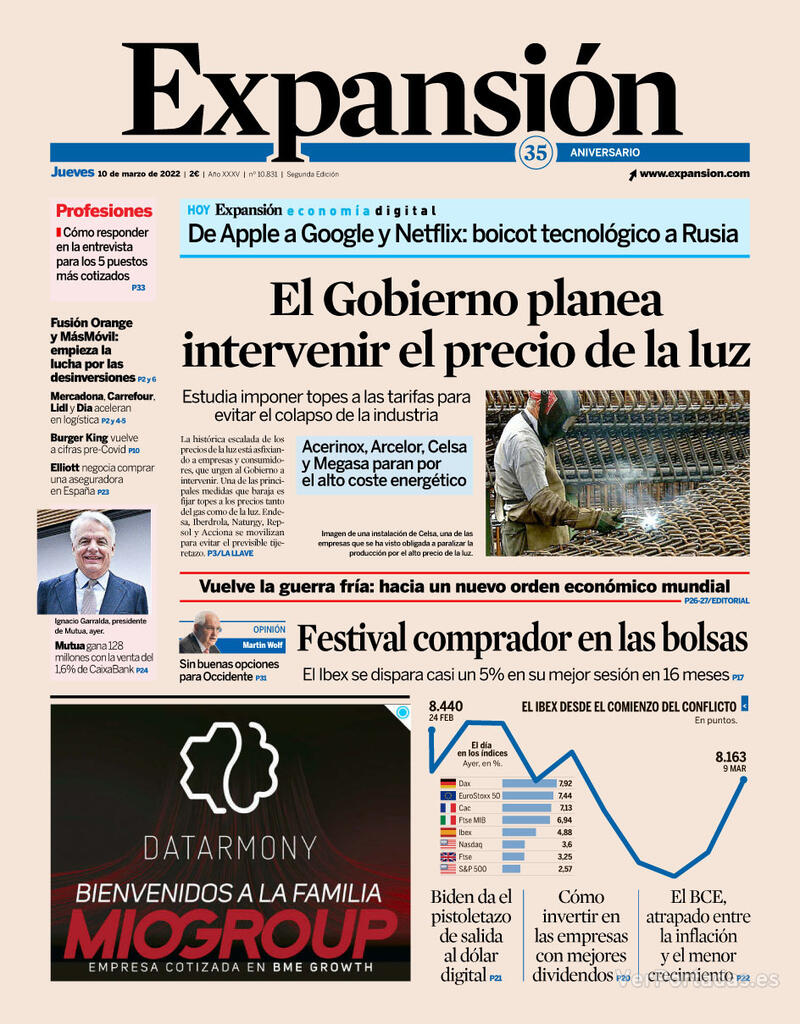 Portada Expansión 2022-03-11