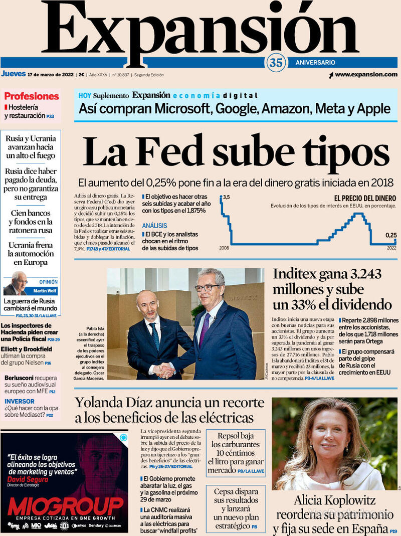 Portada Expansión 2022-03-18