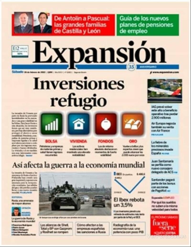 Portada Expansión 2022-02-28