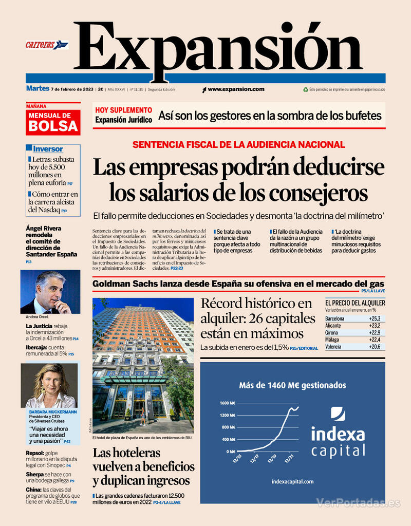 Portada Expansión 2023-02-08