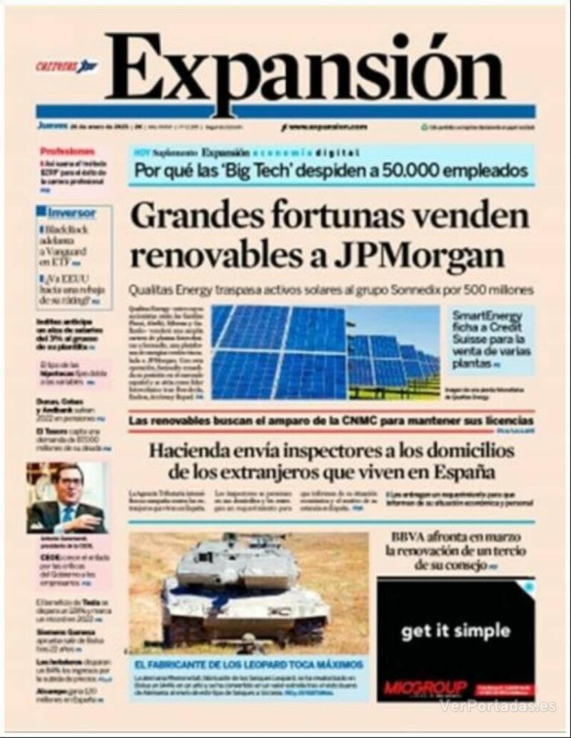 Portada Expansión 2023-01-27