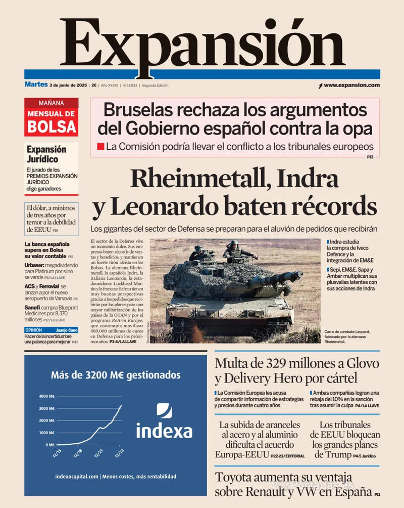 Portada El Economista 2025-06-03