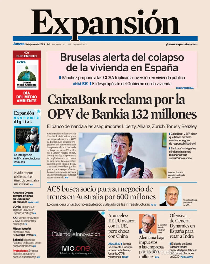 Portada El Economista 2025-06-05